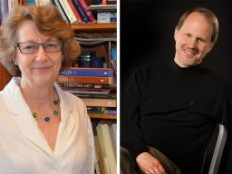 Alison Stewart (left) and Hans Sturm will present Hixson-Lied Professorship Lectures on April 16 at Sheldon Museum of Art's auditorium.