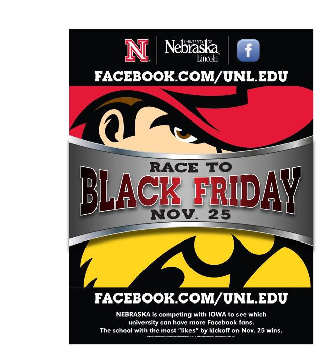 Race to Black Friday - UNL Facebook campaign