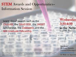 STEM Awards and Opportunities