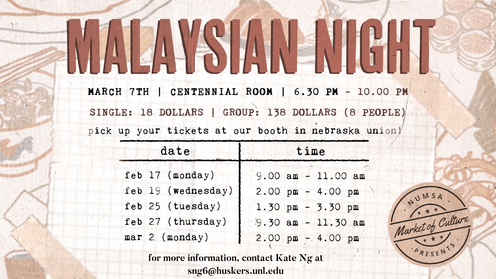 Malaysian Night Poster