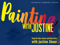Come hang out, relax and paint with Justine on March 12, 2020 in the Union Ballroom.