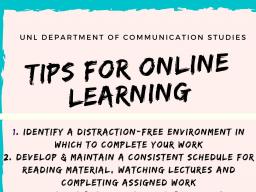 Use this guide to perform your best in your online classes!