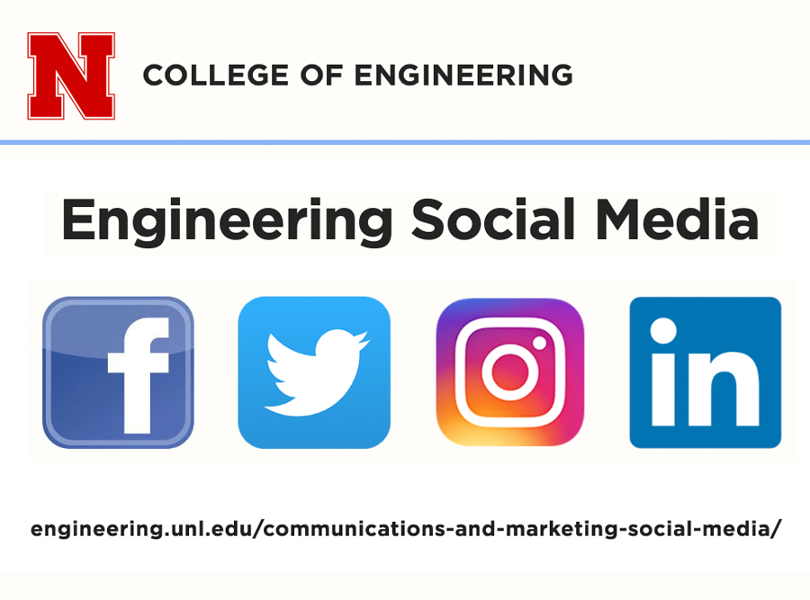 Keep connected to Nebraska Engineering on social media.