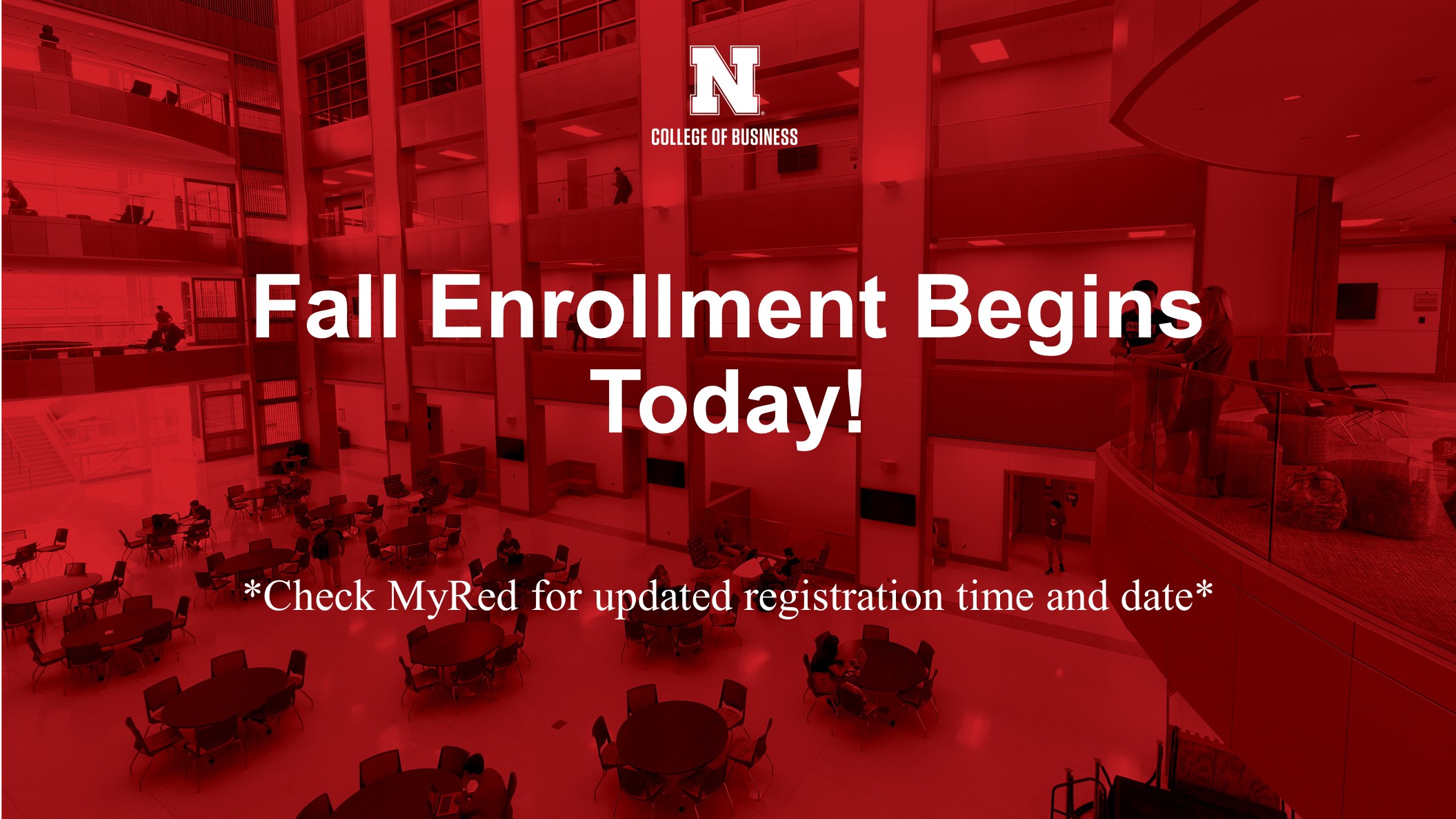 Priority Enrollment for fall 2020