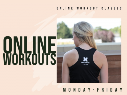Free online workout classes are provided by Campus Recreation.