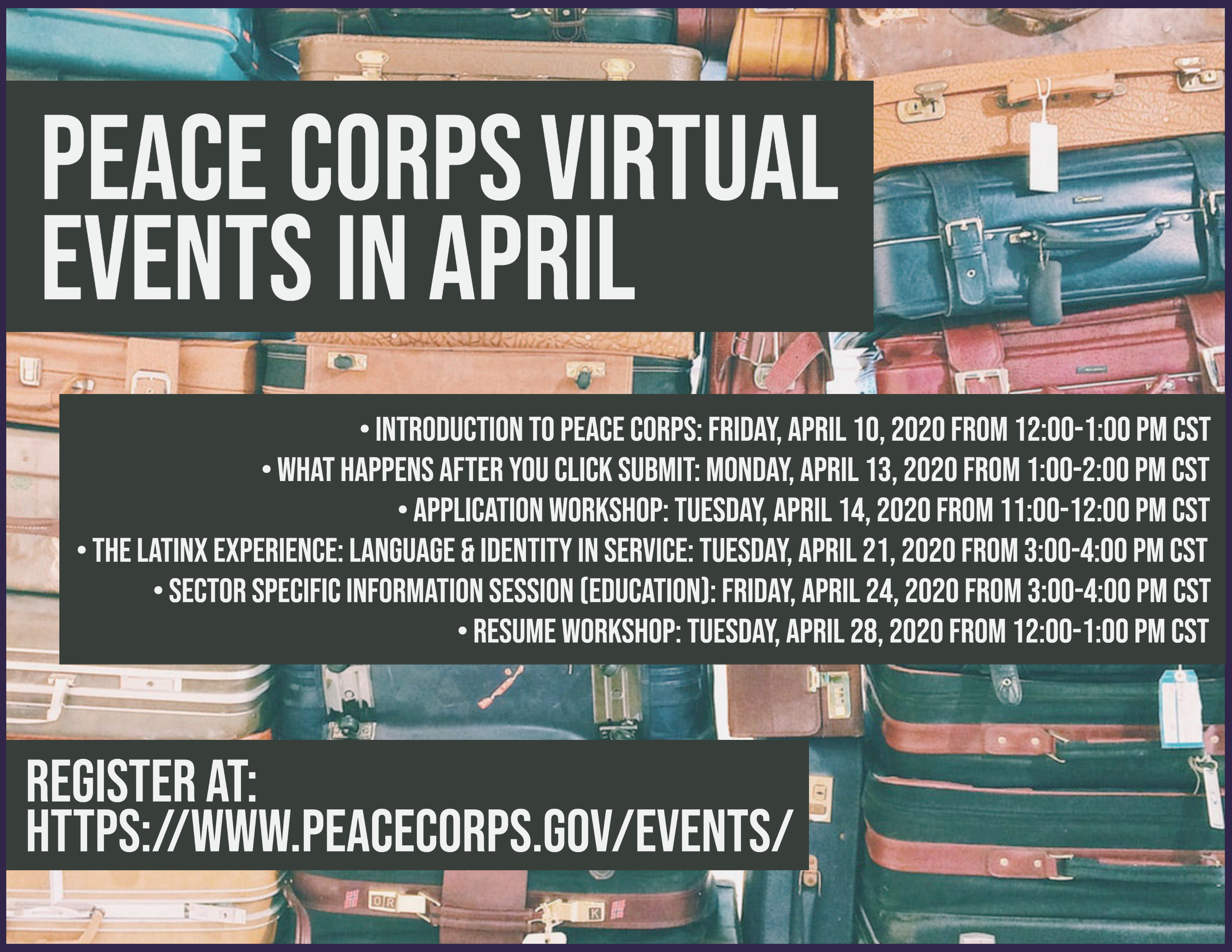 Peace Corps Virtual Events