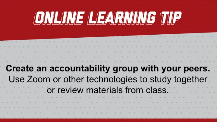 Online Learning Tip: Ask questions!