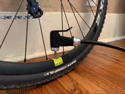 Adequate tire pressure is key for a safe and enjoyable bike ride.