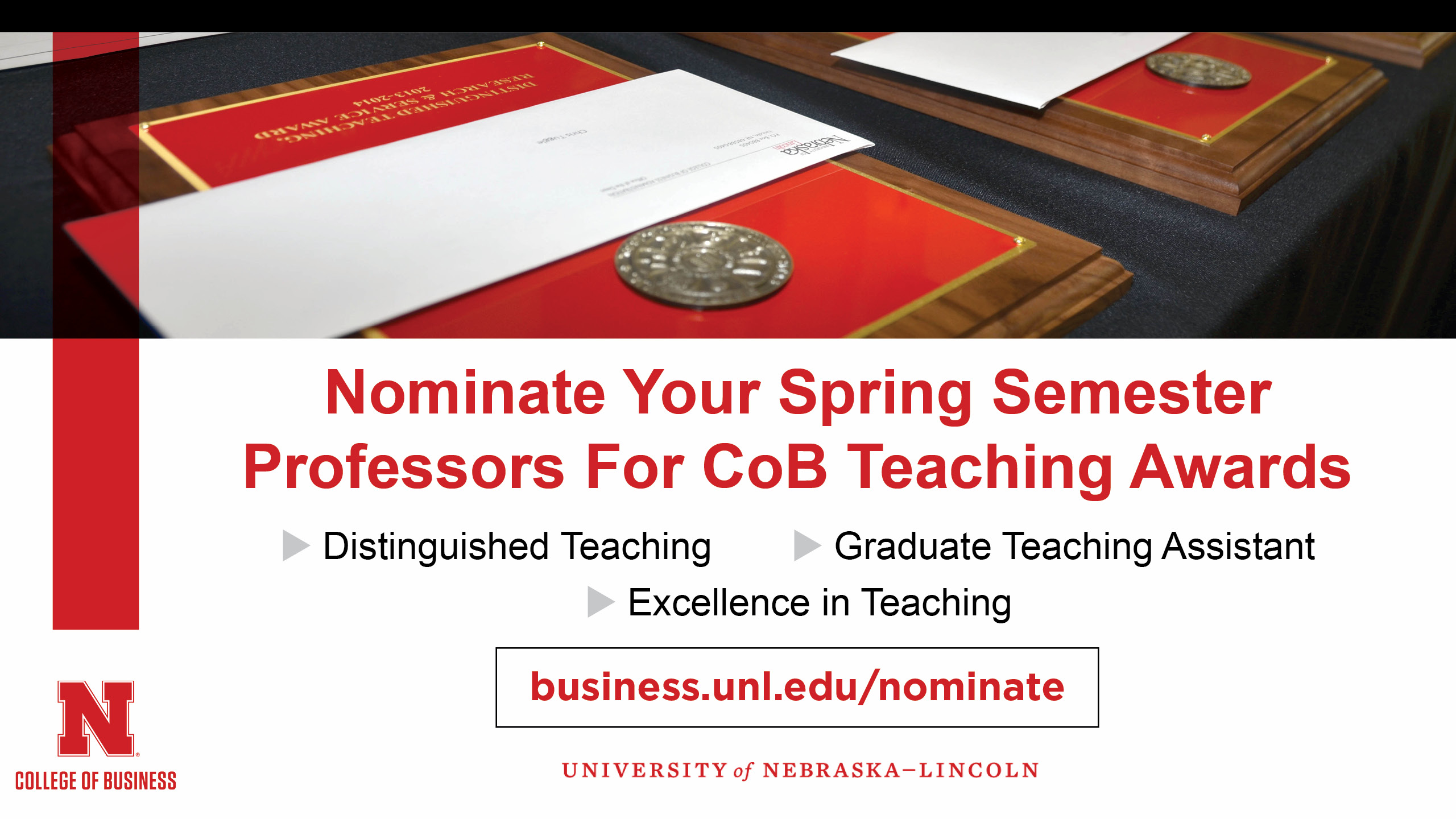 Nominate your favorite faculty