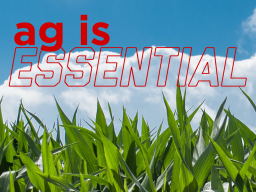 Ag is essential social media graphic