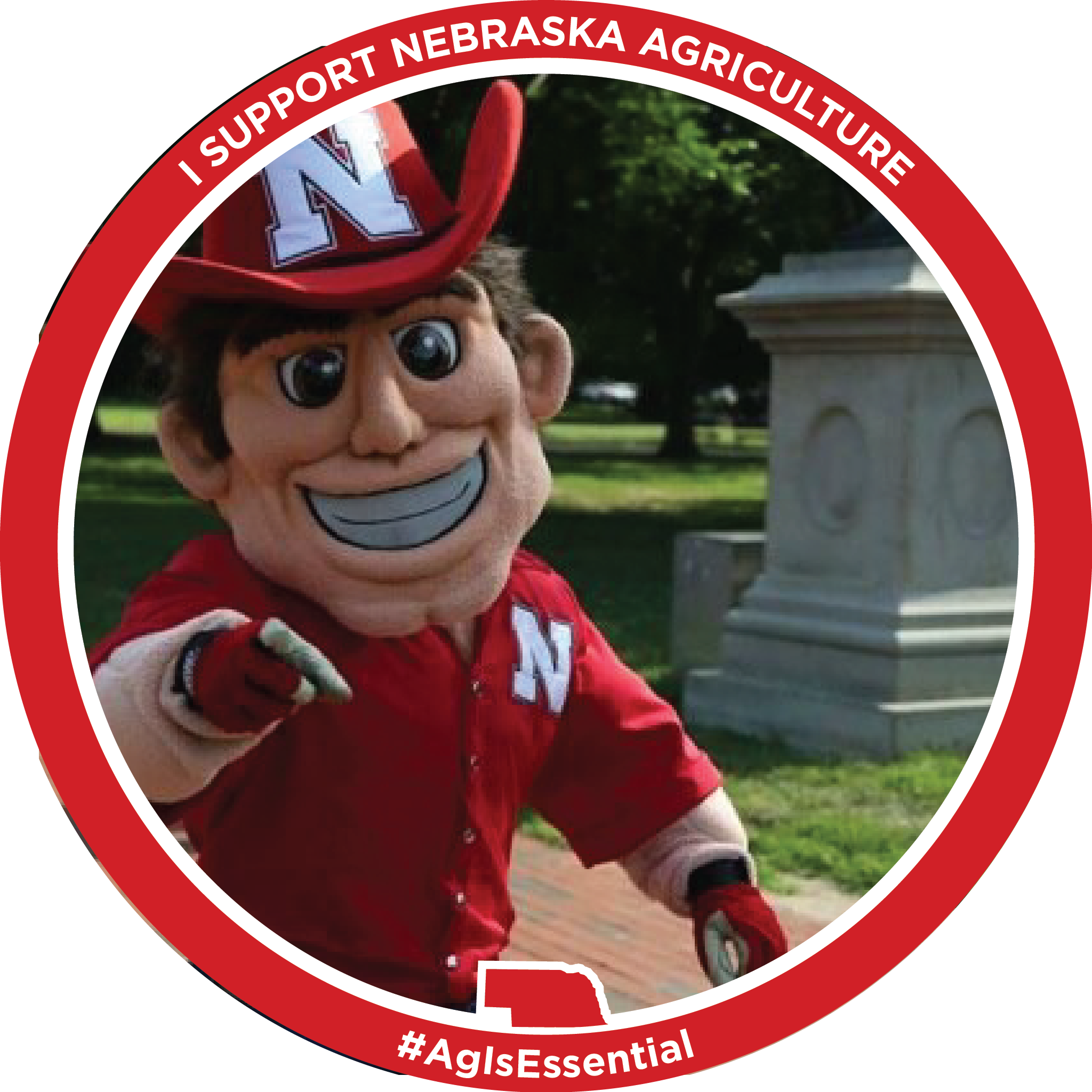 Herbie Husker with #agisessential frame