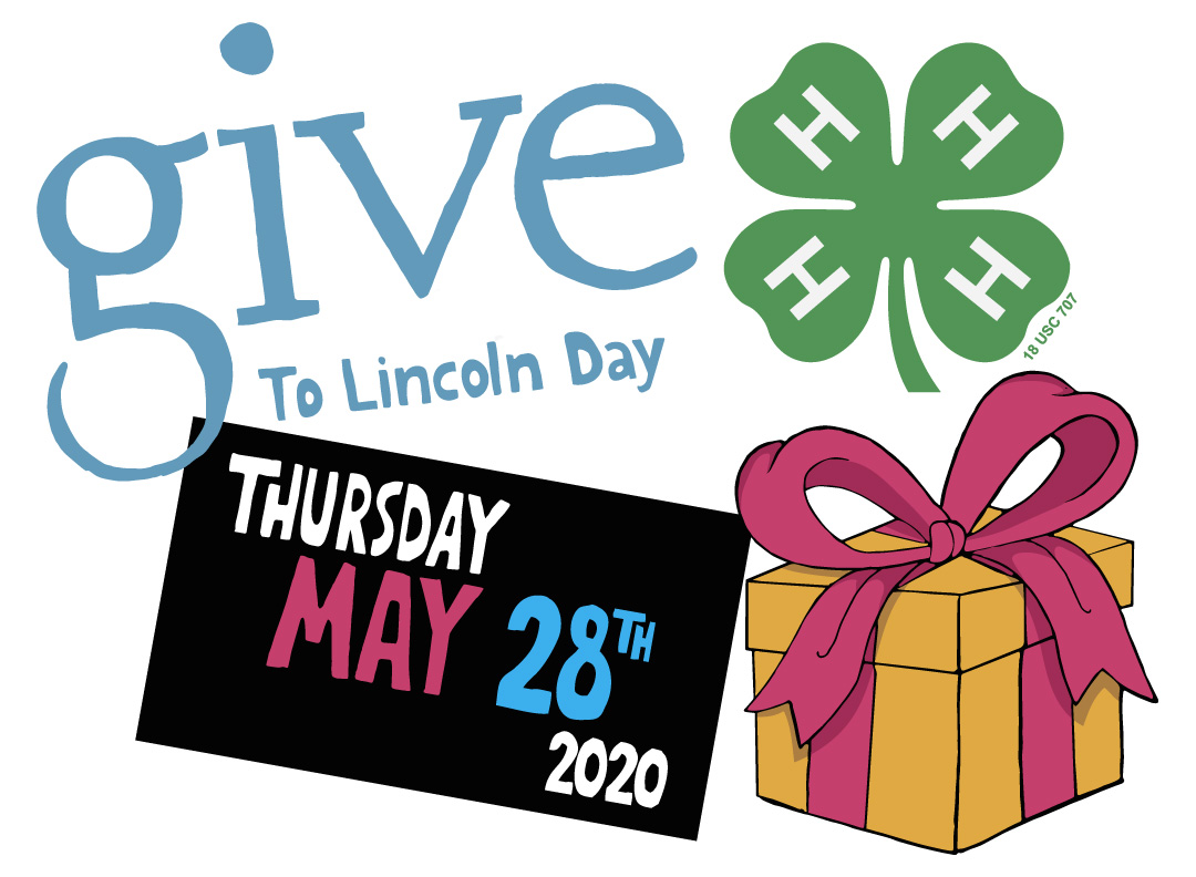 Support local 4H youth during Give to Lincoln Day, May 28 Announce