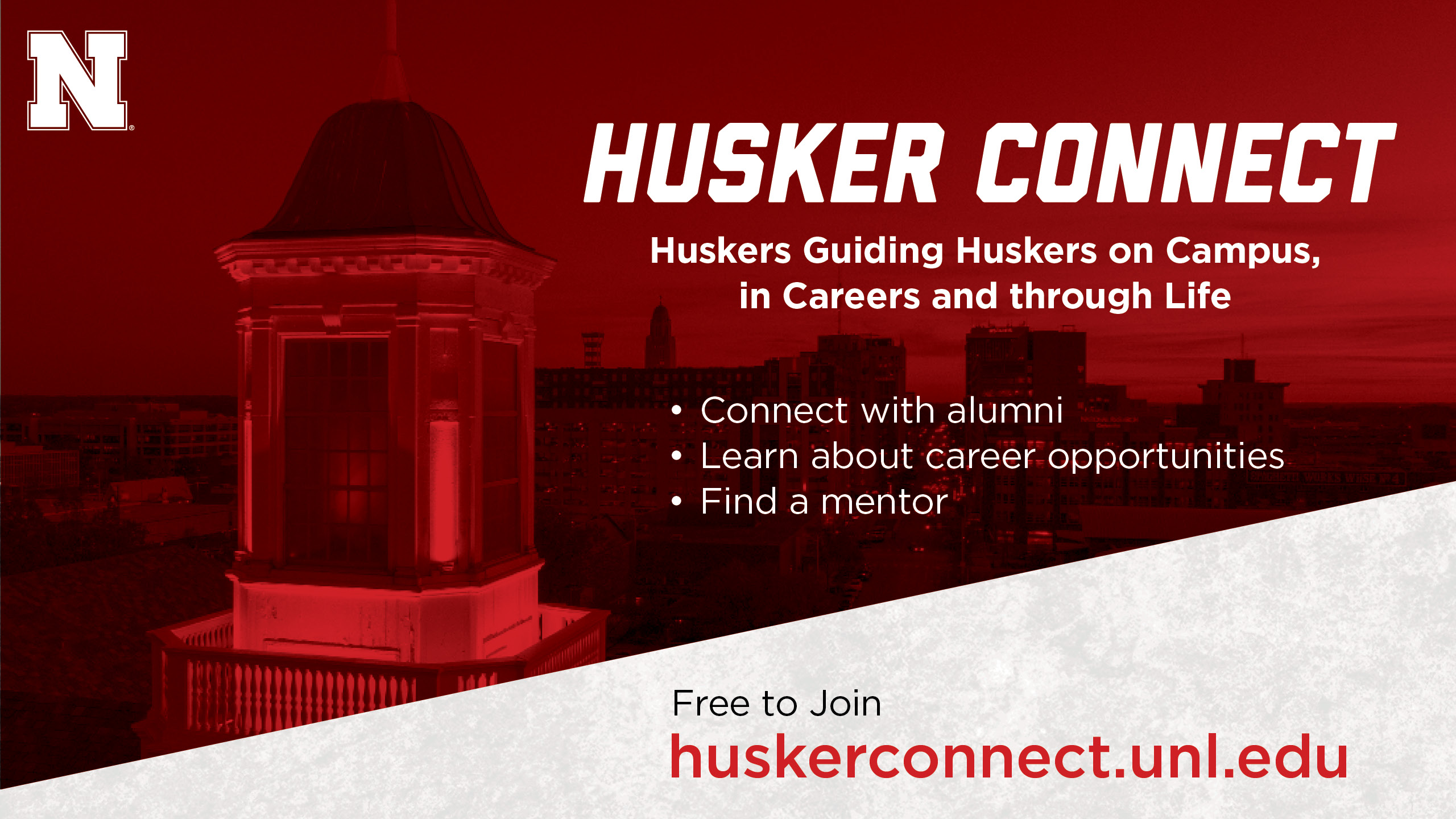 Use Husker Connect to jump start your career path.