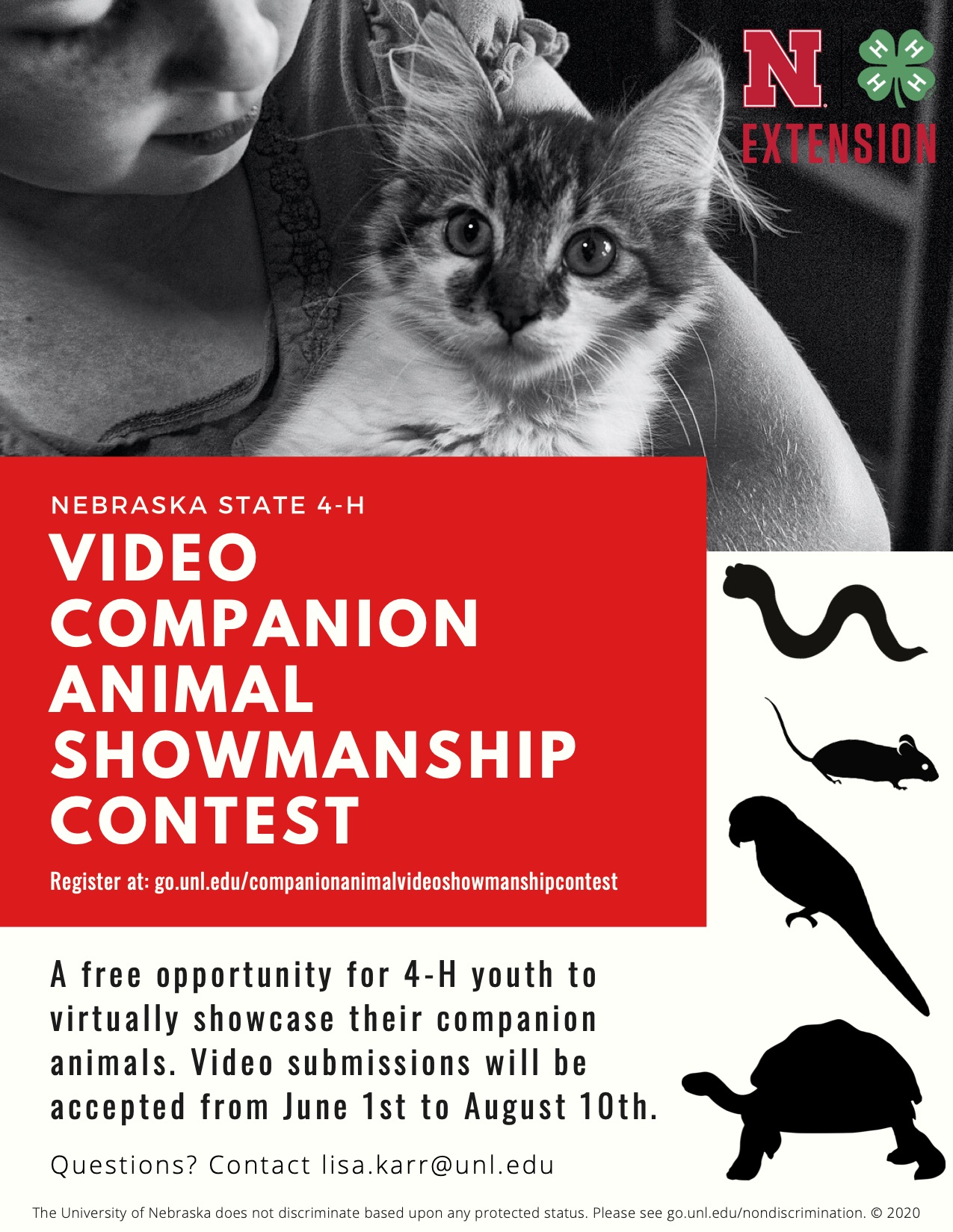 Video Companion Animal (and Cat and Pet Rabbit) Showmanship Entries Due  Aug. 10 | Announce | University of Nebraska-Lincoln