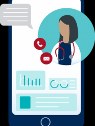 Students can download the Nebraska Medicine app to participate in a telehealth video visit with a health center provider.