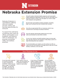 Nebraska Extension Promise Sign