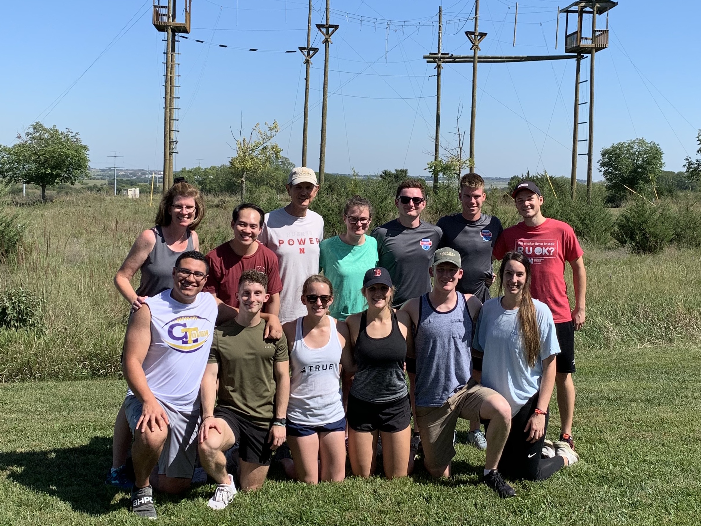 Campus Rec Advisory Council Members at the Leadership Training Center