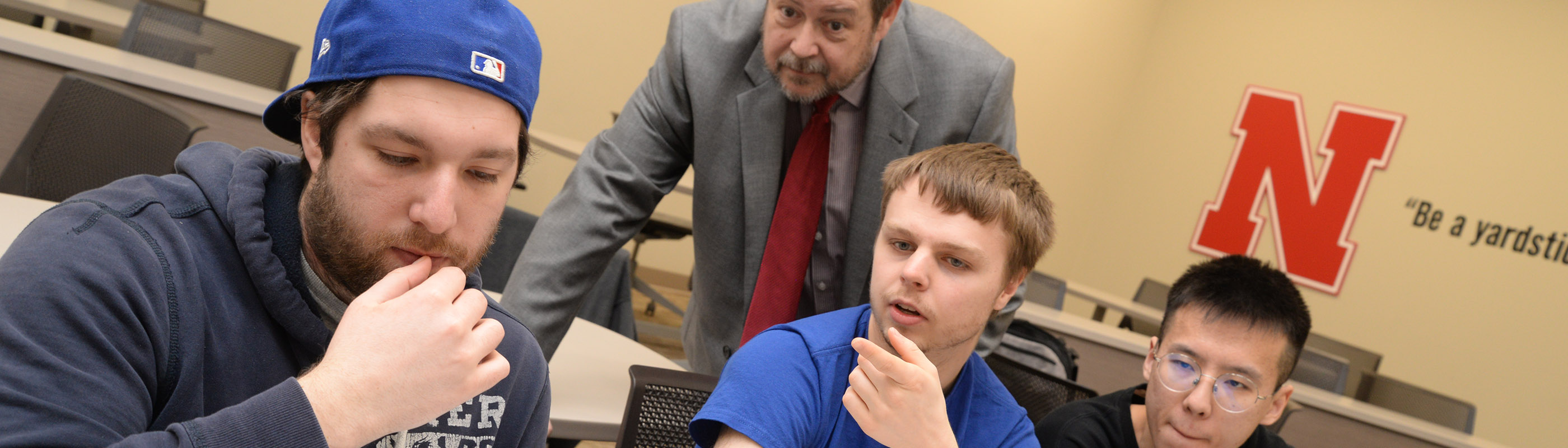 Dr. Scott Swenseth guides students toward real-world experience.