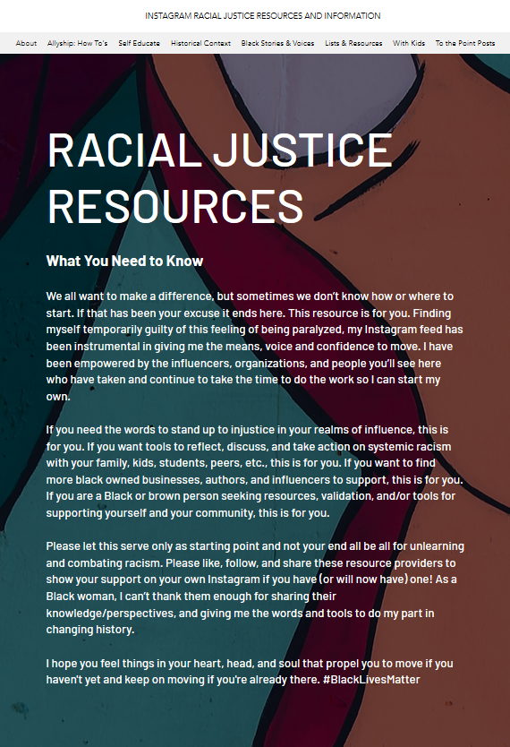 Racial Justice Resources