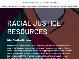 Racial Justice Resources