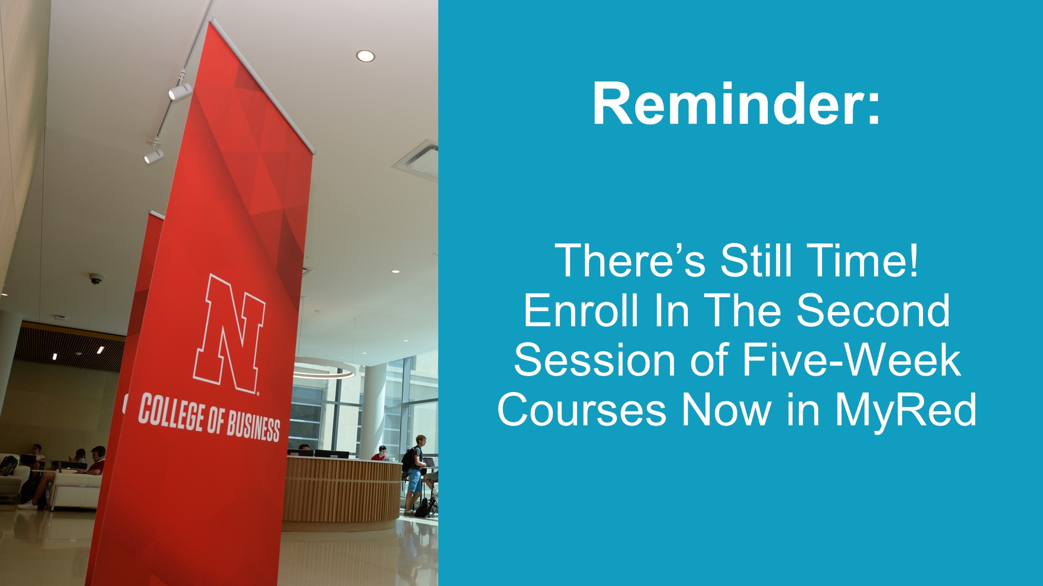 Still time to enroll in 2nd 5-week courses!