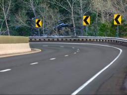 Curve warning signs are cost-effective tools proven to reduce crashes on horizontal curves, where 25 percent of traffic fatalities occur. Watch a digital slide show on using curve warning signs to reduce lane departure crashes.