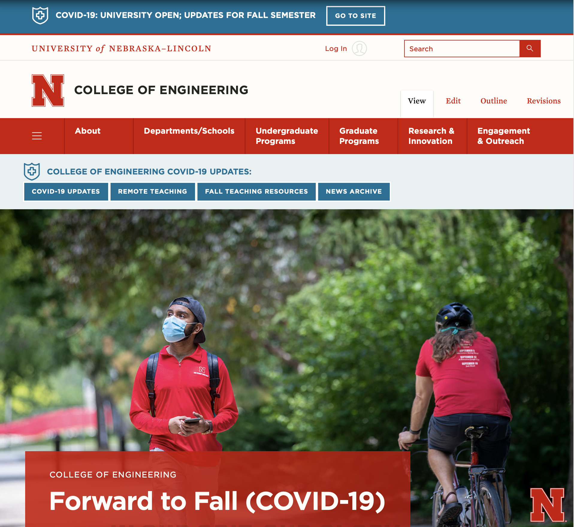 The College of Engineering COVID-19 website has updates.