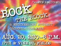 Rock the Block is set for Thursday, 2:30-6 p.m. at 17th & Vine Street Fields.