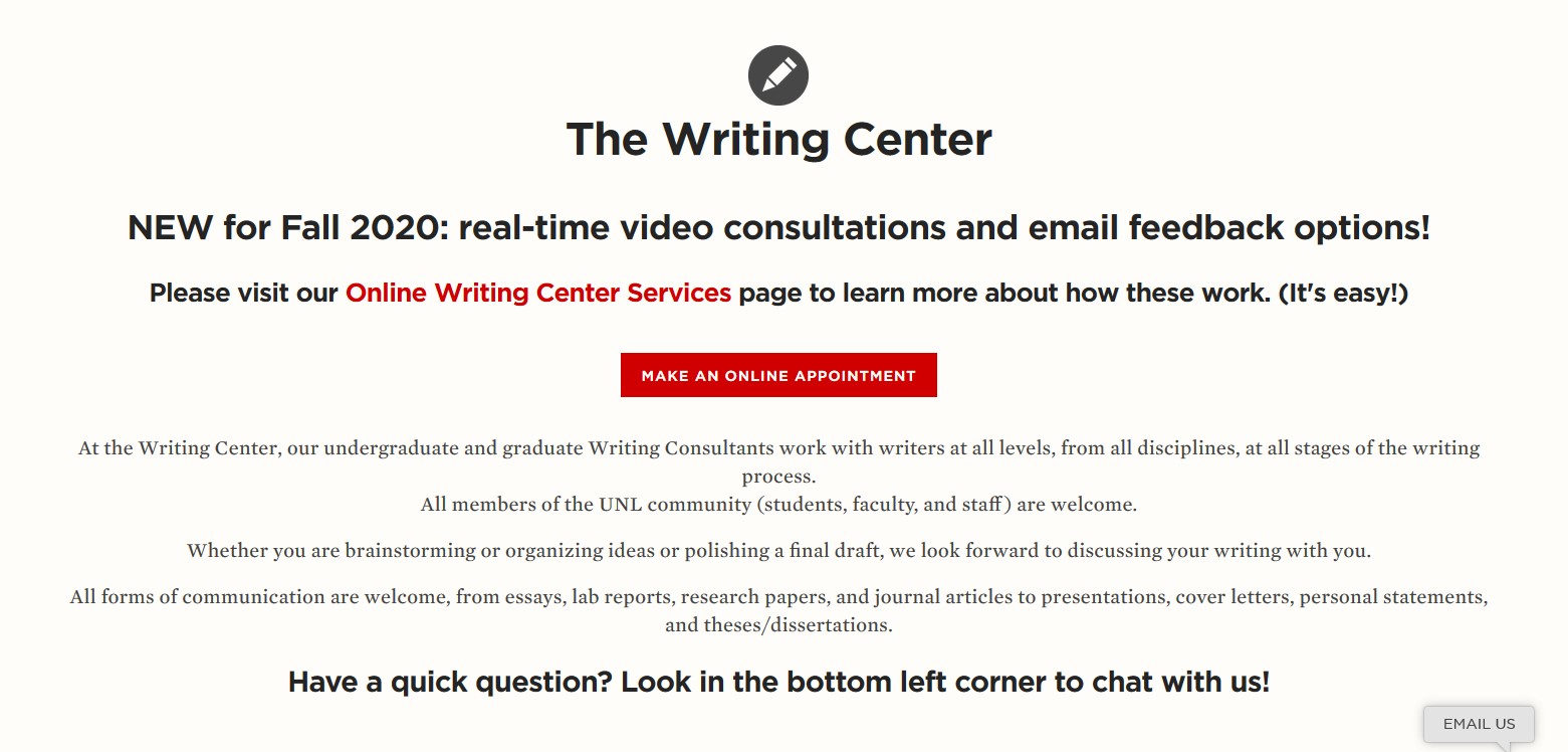 The Writing Center