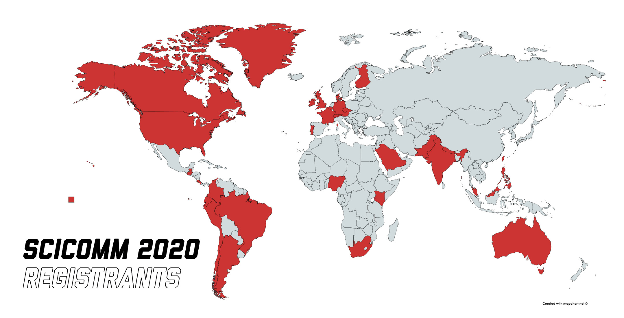 The 658 participants hailed from 34 countries and 44 states in the U.S. 