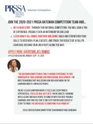 Join the PRSSA Bateman Competition Team!