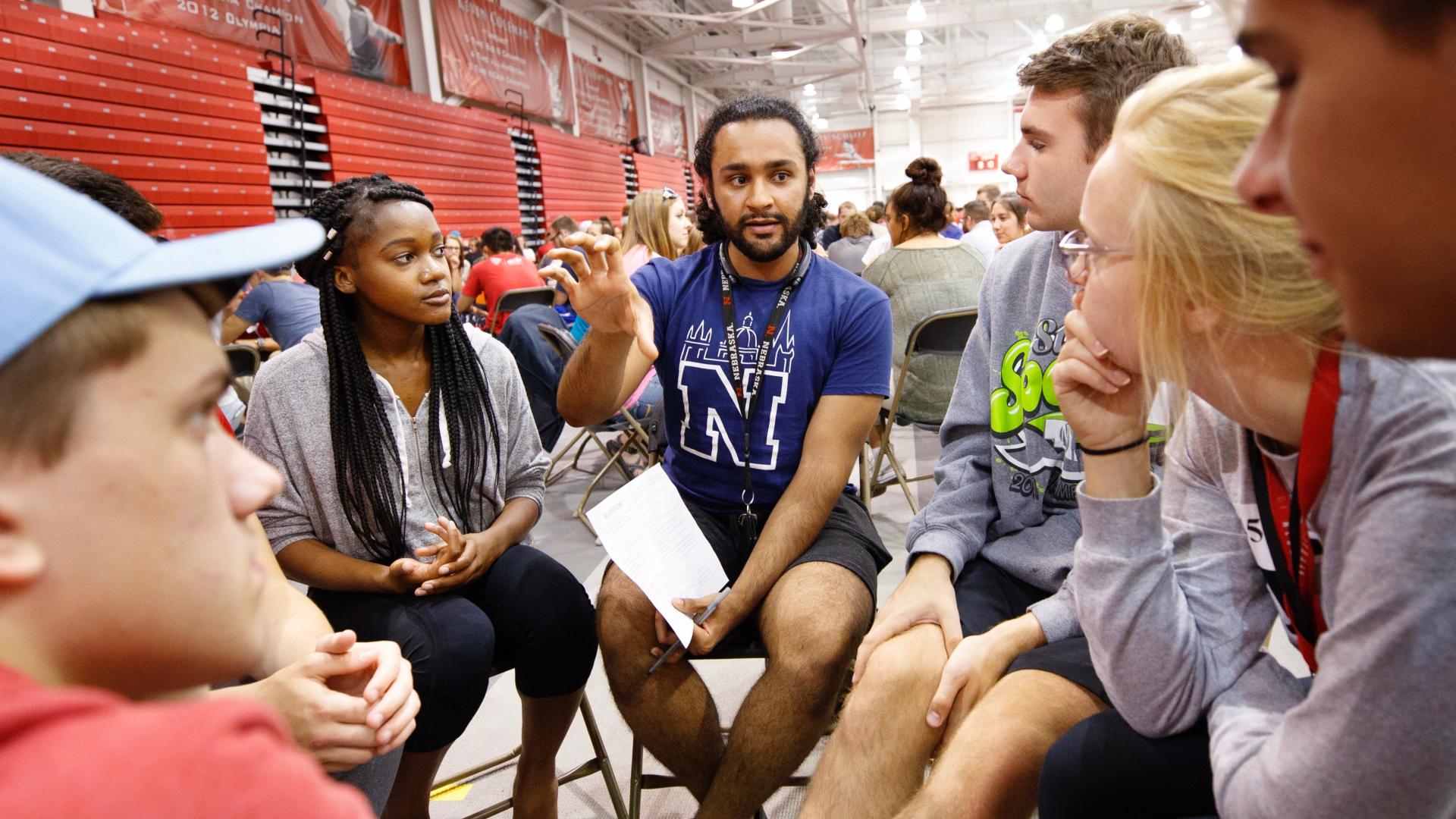 Husker Dialogues is led by student, faculty and staff who have the great responsibility of serving as conversation guides to facilitate the discussion between students.
