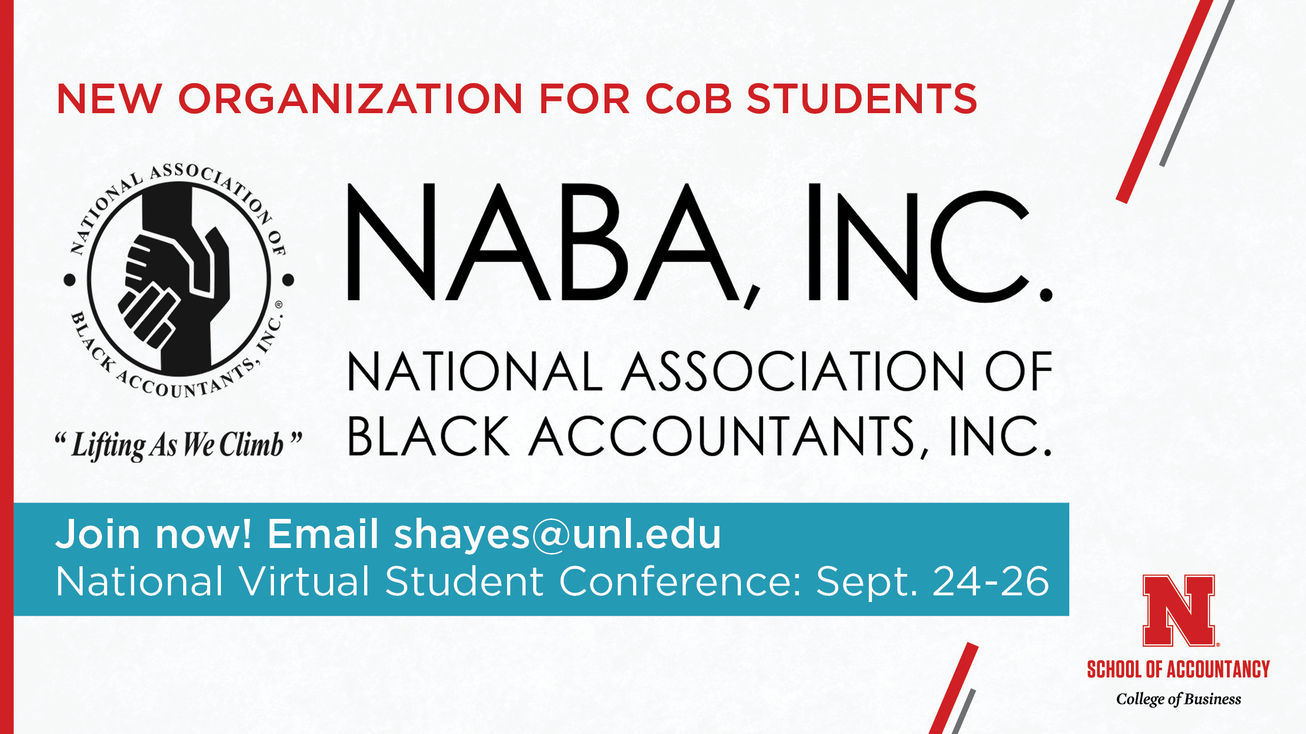 National Association of Black Accountants Announce University of