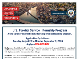 Paid U.S. Foreign Service Internship Program