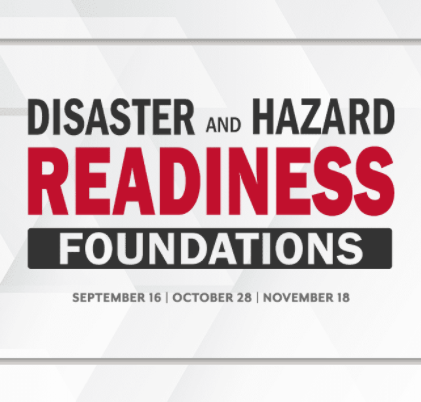Disaster and Hazard Readiness Foundations graphic