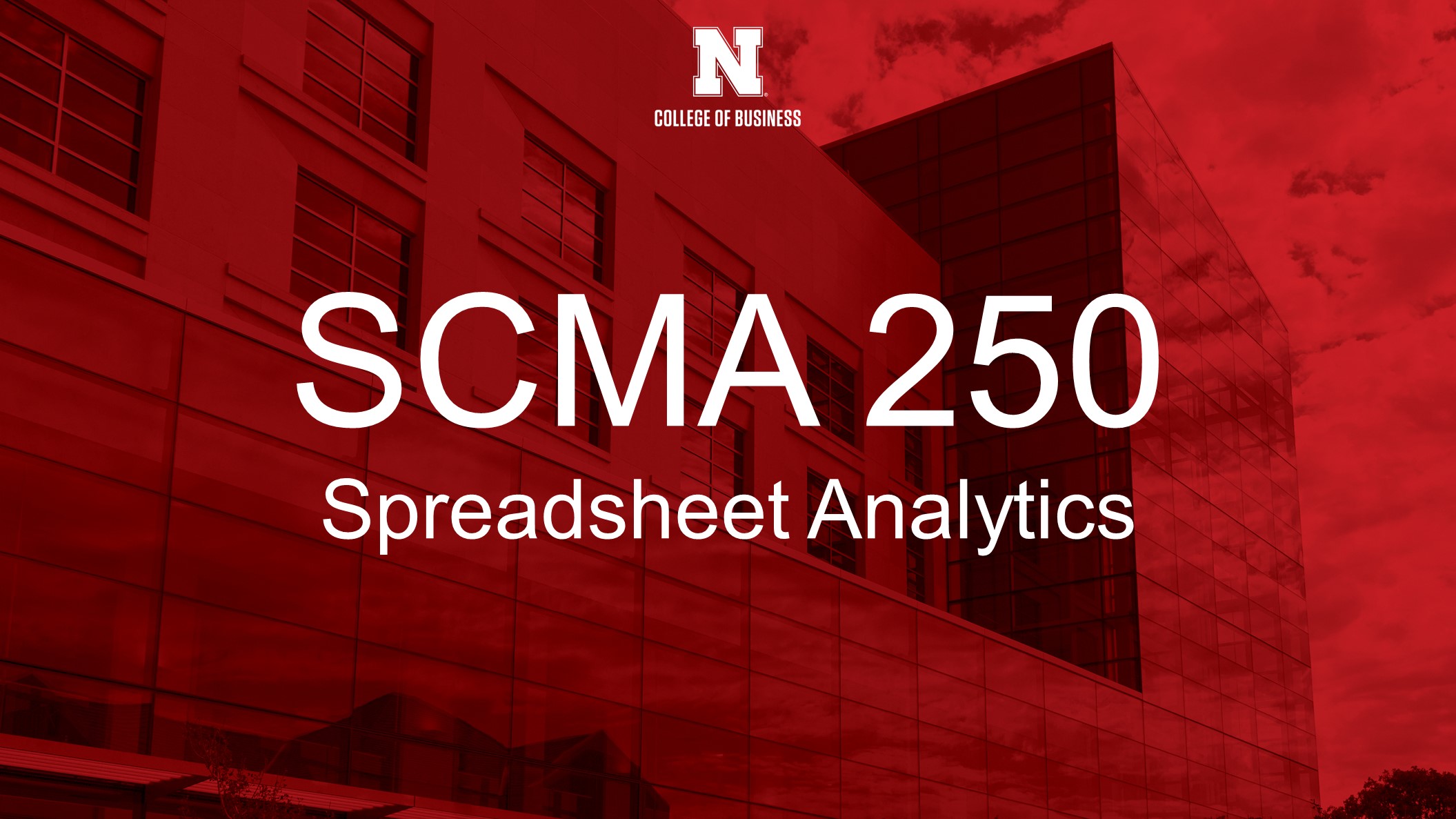 SCMA 250 as a prerequisite 