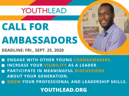 YouthLead Call for Ambassadors