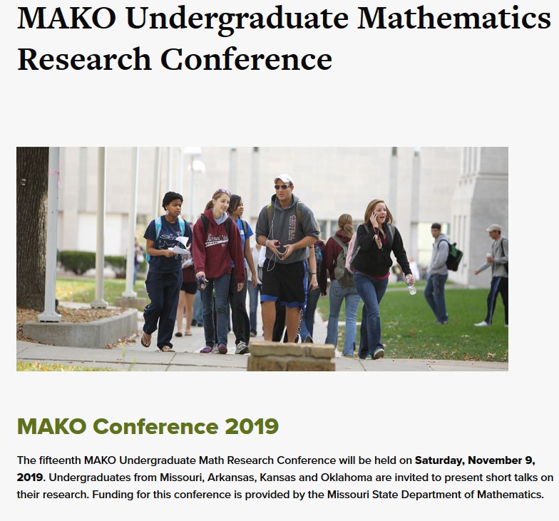 MAKO Undergraduate Mathematics Research Conference