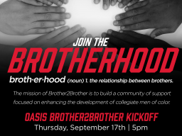 OASIS Brother2Brother Kickoff 2020 Fall