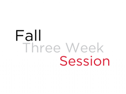 Register for the Fall Three Week Session!