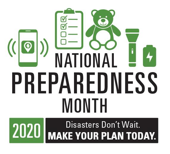 National Preparedness Month graphic