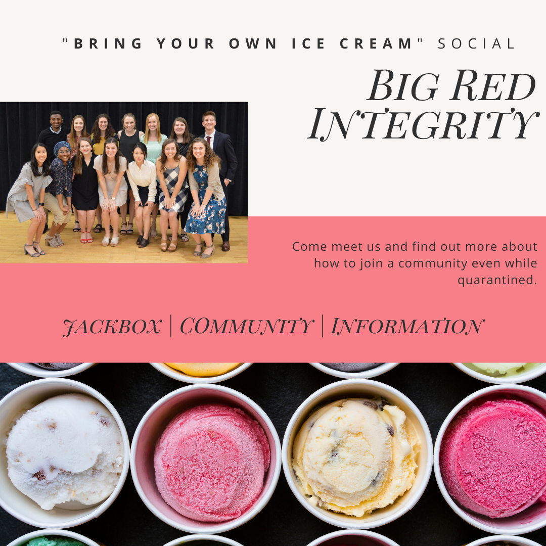 Big Red Integrity Virtual Ice Cream Social