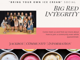 Big Red Integrity Virtual Ice Cream Social
