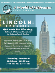 Lincoln: A City of Migrants, Q&A with Ted Blessing