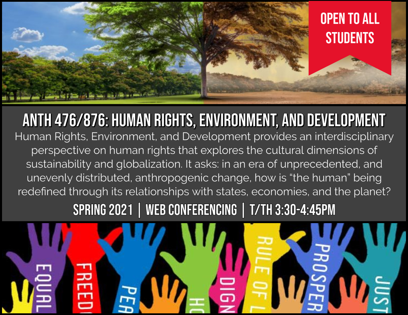 New Spring Course on Human Rights, Environment and Development