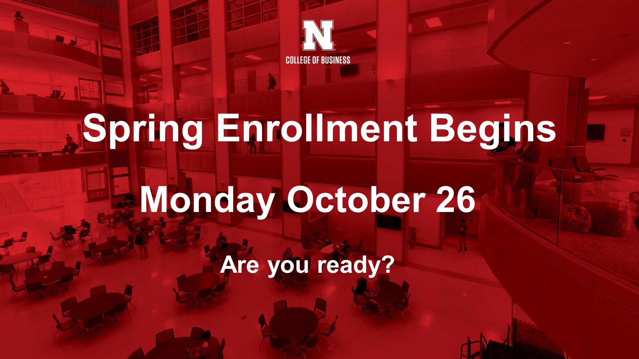 Are You Ready for Priority Registration? Announce University of