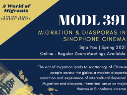 MODL 391: Migration & Diasporas in Sinophone Cinema
