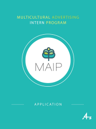 Apply for the Multicultural Advertising Intern Program (MAIP)