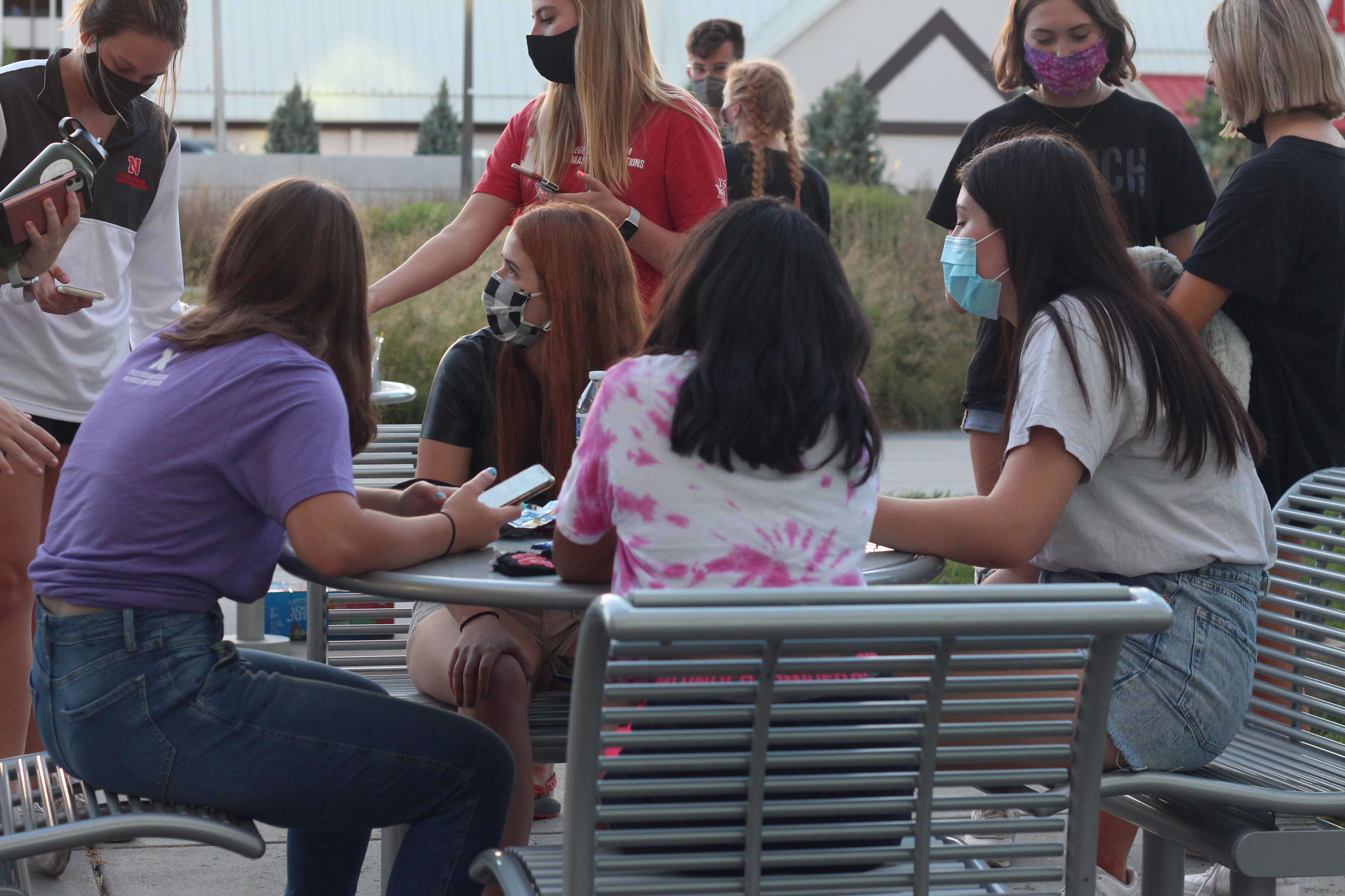 Students Conversing During First Meeting