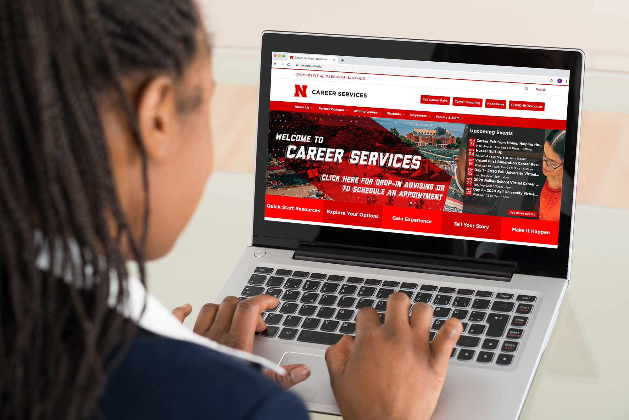 The Career Services website provides resources and career-related activities for students, faculty, and staff.